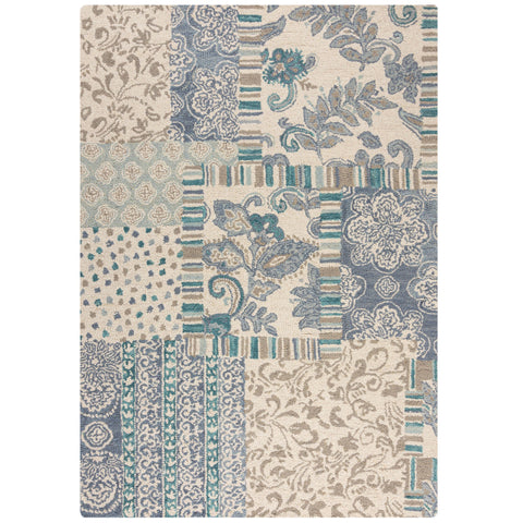 Alfombra de lana Eloise Patchwork Floral