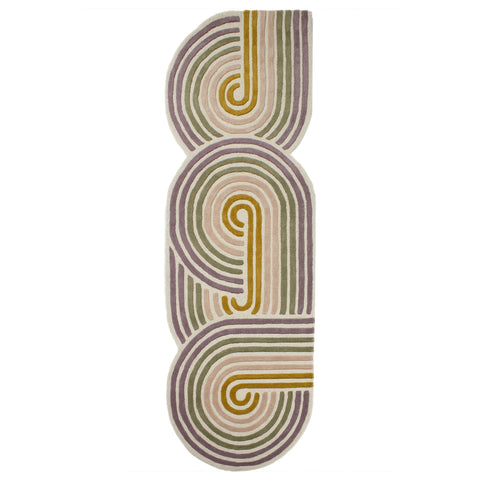 Alfombra de lana con Spiral Shaped