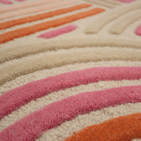 Alfombra de lana con Spiral Shaped