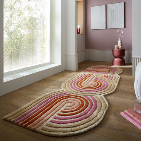 Alfombra de lana con Spiral Shaped