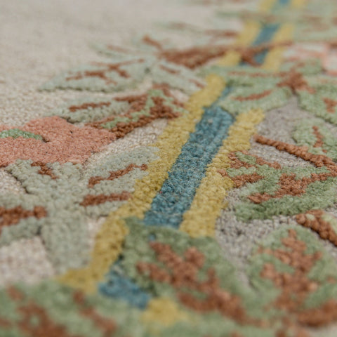 Alfombra de lana con motivos florales Verona