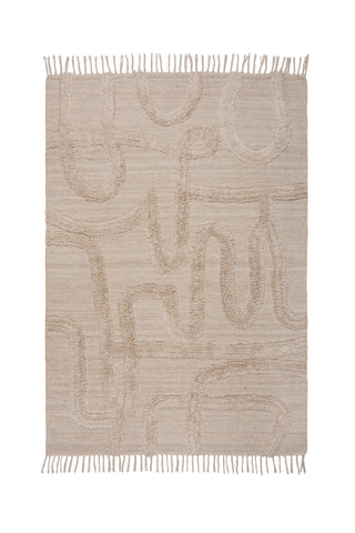 Alfombra abstracta de lana Lana Overtuft
