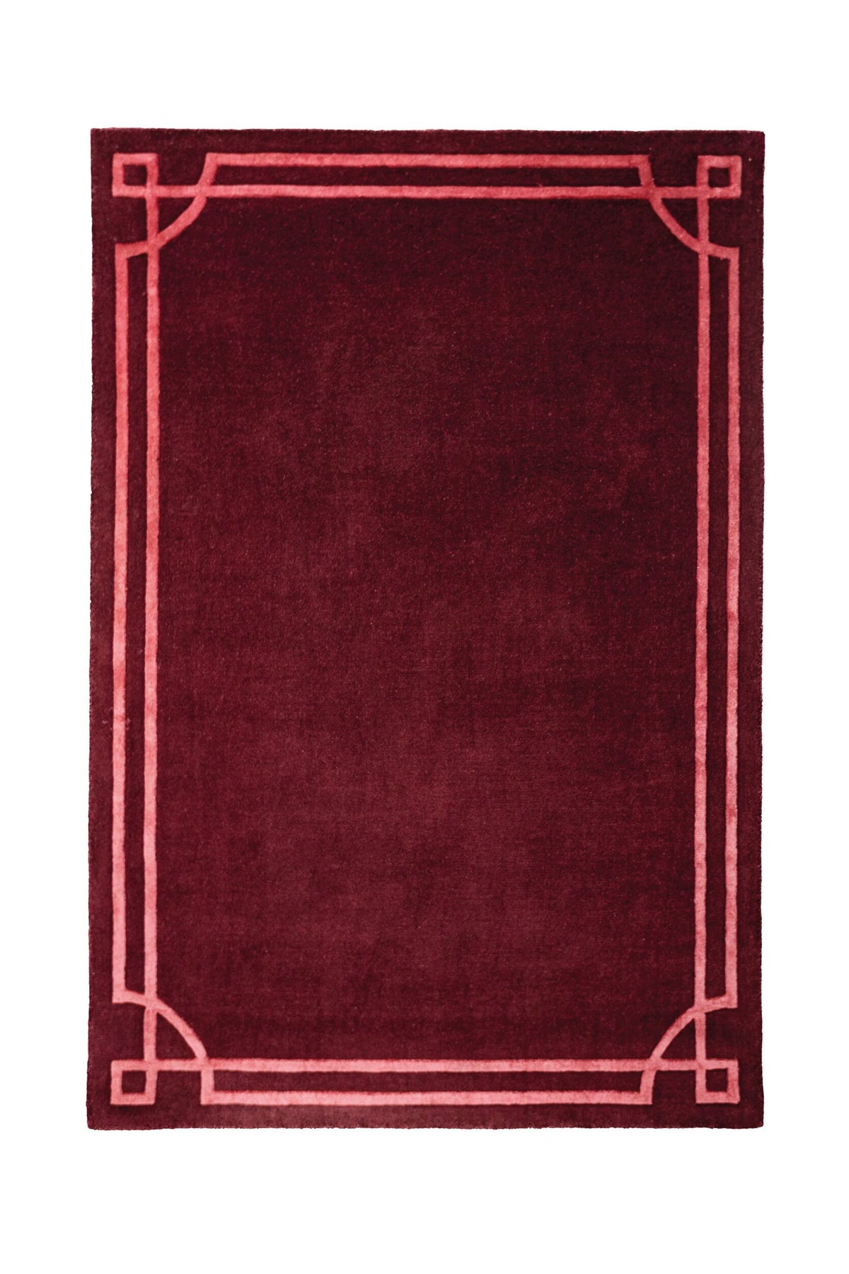 Alfombra de mezcla de lana Gatsby Deco Border