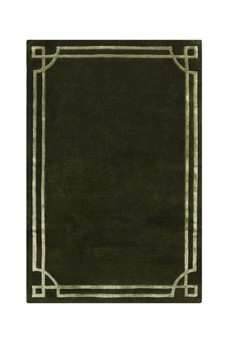 Alfombra de mezcla de lana Gatsby Deco Border