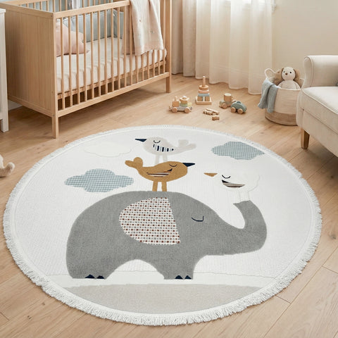 Alfombra para Niños Animales Elefante