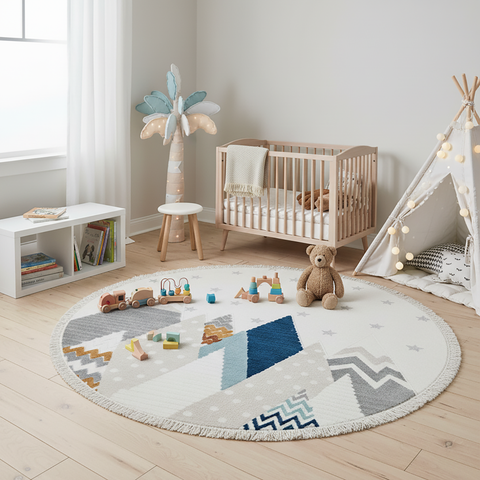 Alfombra para Niños Montañas