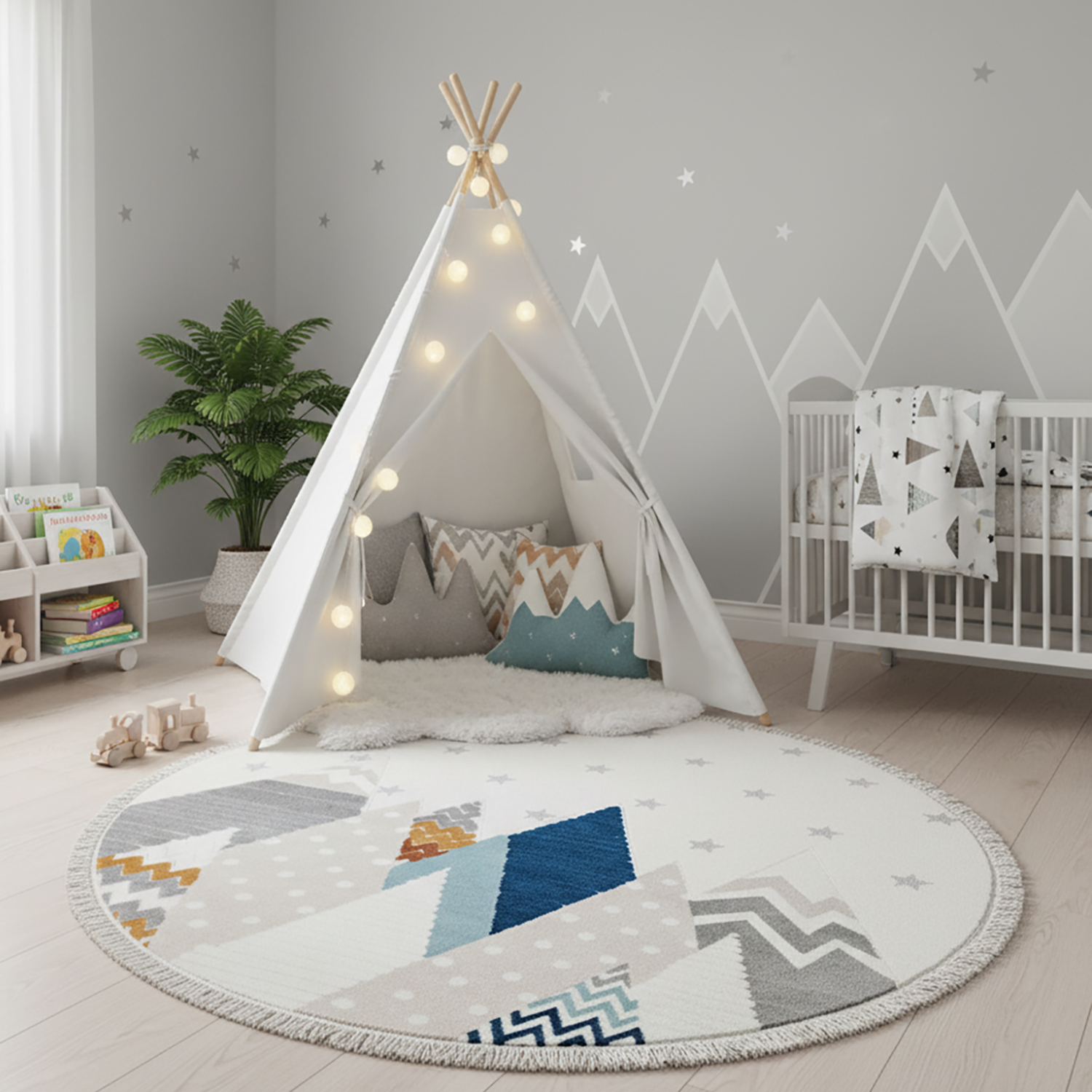 Alfombra para Niños Montañas