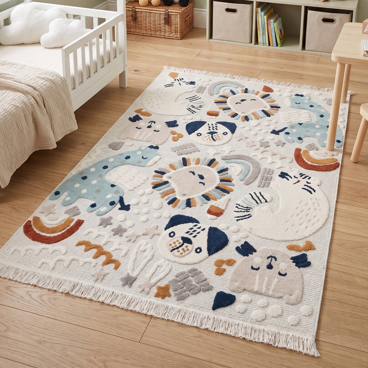 Alfombra para Niños con animales