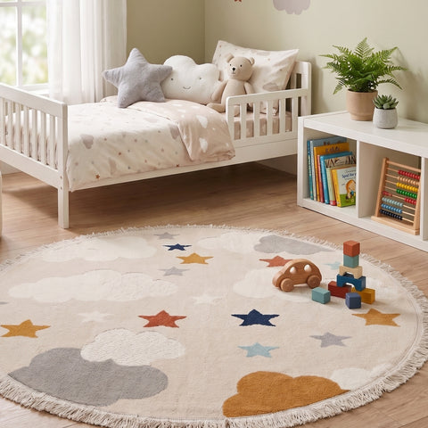 Alfombra para Niños con nubes