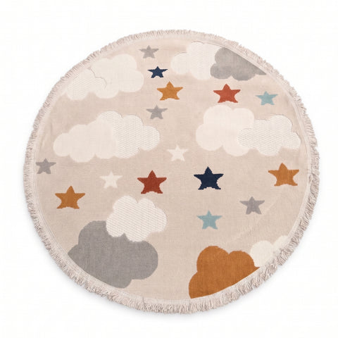 Alfombra para Niños con nubes