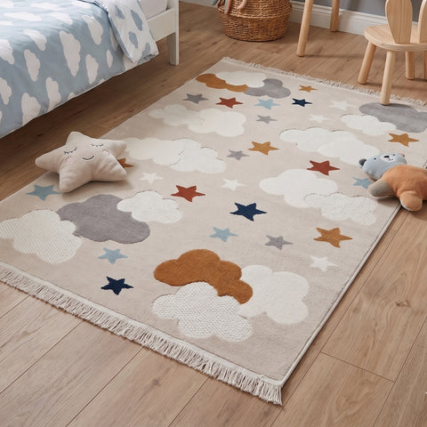 Alfombra para Niños con nubes