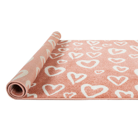 Alfombra Infantil con Corazones Nuvia