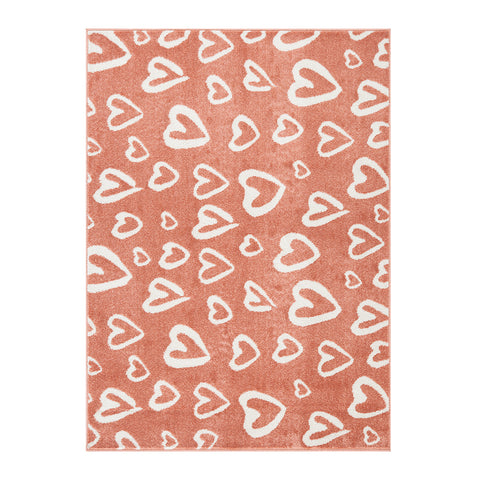 Alfombra Infantil con Corazones Nuvia