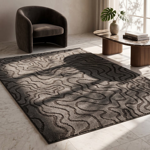 Tapete Serenity de pelo curto e macio
