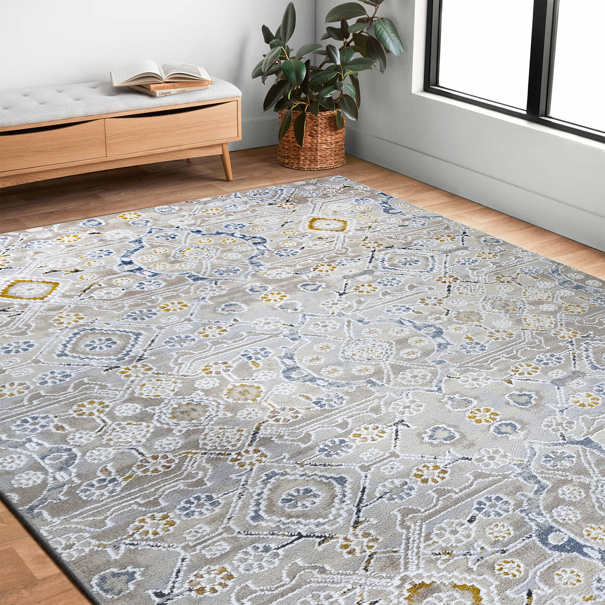 Alfombra efecto Vintage