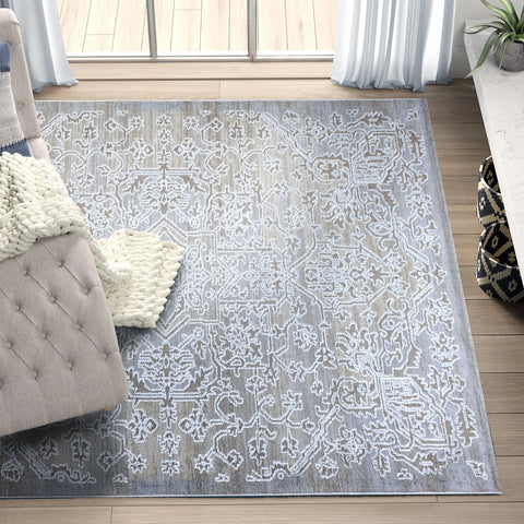 Alfombra efecto Vintage