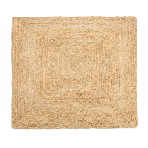 Alfombra Yute Natural Cuadrada